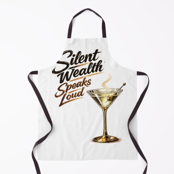 Item preview, Silent Wealth Speaks Loud Martini Glass T-Shirt | Old Money Luxury Cocktail Vintage Aesthetic designed and sold by Puraenergia Stickers.