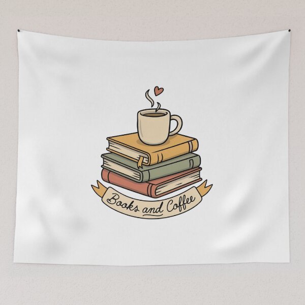 Item preview, Coffee and Reading designed and sold by ArcticFoxStudio.