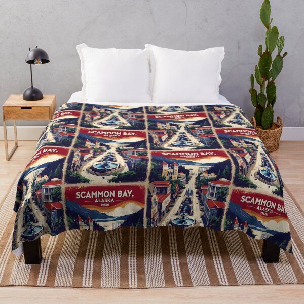 Item preview, Scammon Bay Alaska 1950s USA Vintage Travel Tourism designed and sold by TravelersGems.