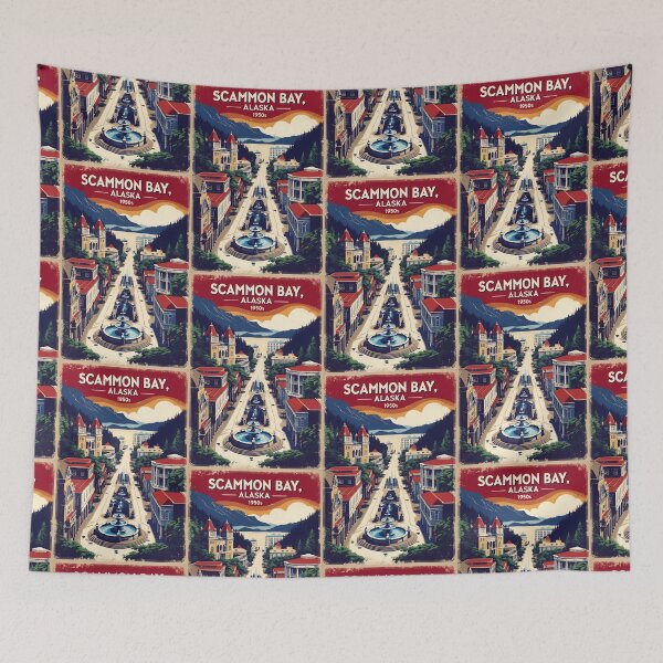 Item preview, Scammon Bay Alaska 1950s USA Vintage Travel Tourism designed and sold by TravelersGems.