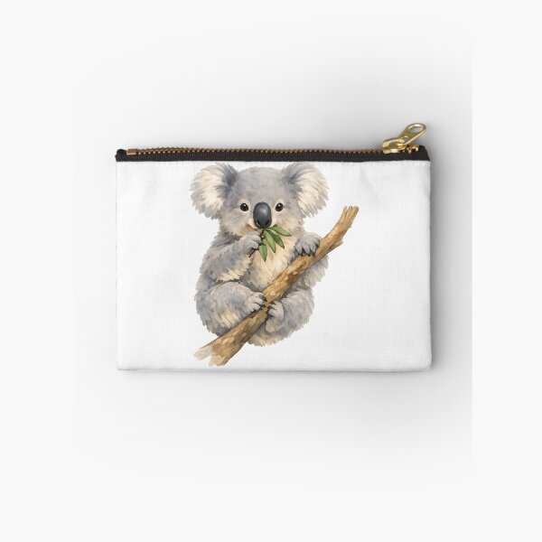 Item preview, Koala Eating Eucalyptus — Watercolour Illustration designed and sold by Jaruart.