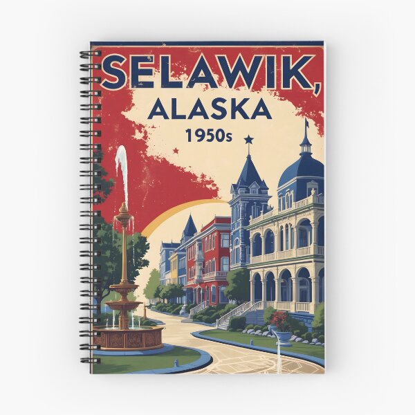 Item preview, Selawik Alaska 1950s USA Vintage Travel Tourism designed and sold by TravelersGems.