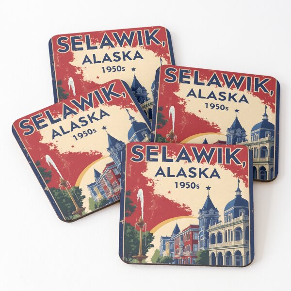 Item preview, Selawik Alaska 1950s USA Vintage Travel Tourism designed and sold by TravelersGems.