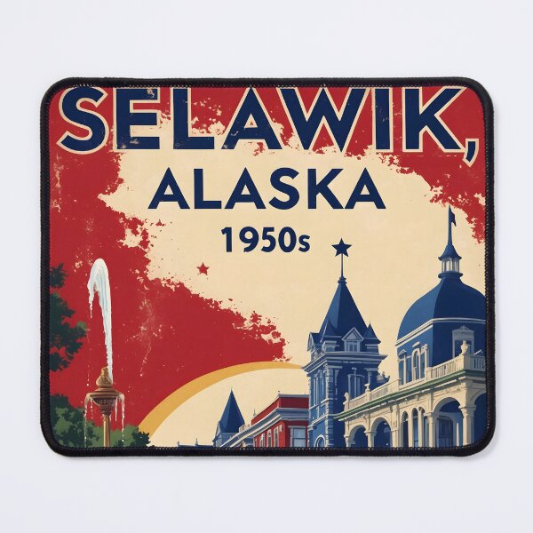 Item preview, Selawik Alaska 1950s USA Vintage Travel Tourism designed and sold by TravelersGems.