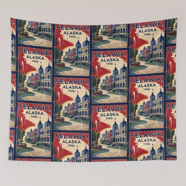 Item preview, Selawik Alaska 1950s USA Vintage Travel Tourism designed and sold by TravelersGems.