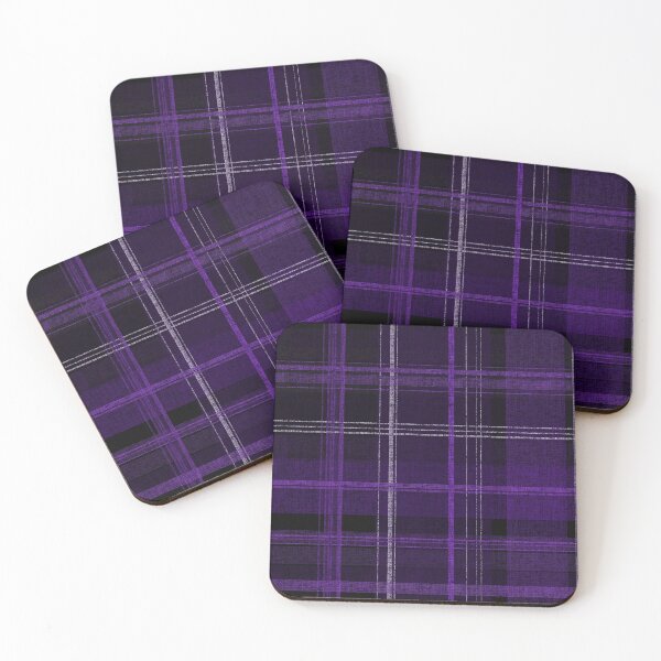 Item preview, Purple Black Plaid Tartan Pattern designed and sold by Little Wimbly.