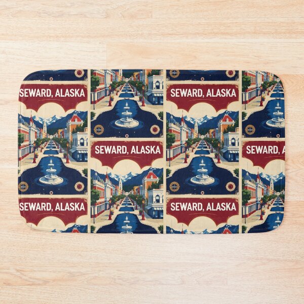 Item preview, Seward Alaska 1950s USA Vintage Travel Tourism designed and sold by TravelersGems.
