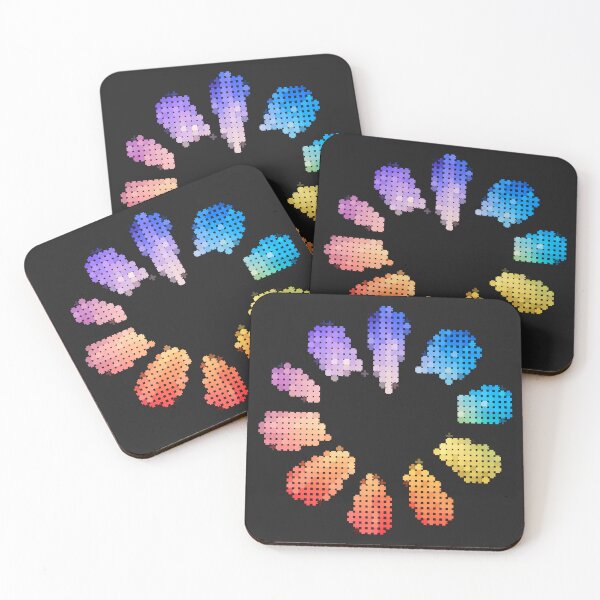 Item preview, Colorful Geometric Style Flower Heart Art designed and sold by A-C-G.