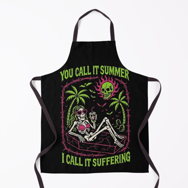 Item preview, You Call It Summer I Call It Suffering Sarcastic Skeleton designed and sold by haitrieuic96.