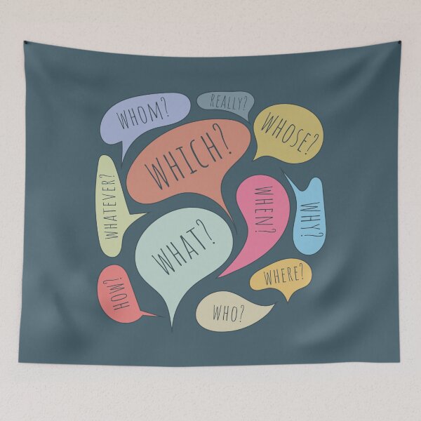 Item preview, curious minds speech bubbles designed and sold by toonword93.