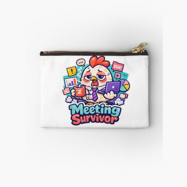 Item preview, Meeting Survivor Chicken designed and sold by Chill Chicken Studio.