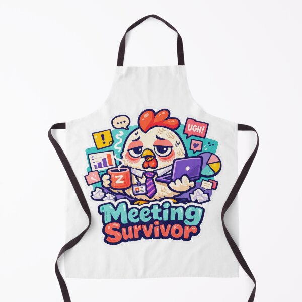 Item preview, Meeting Survivor Chicken designed and sold by Chill Chicken Studio.