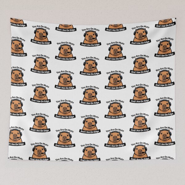 Item preview, Funny Zoom Meeting Capybara You Are On Mute  designed and sold by yanejoy.