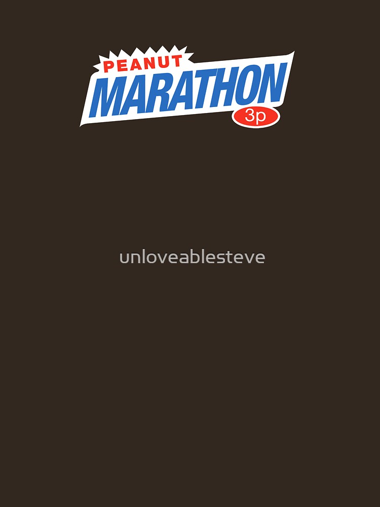 Retro Marathon (not Snickers, kids) chocolate bar logo: only 3p by unloveablesteve