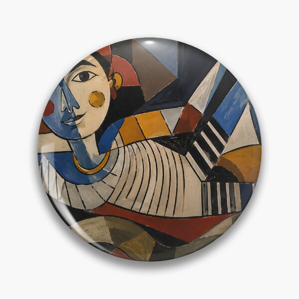 Item preview, Modern Lord Vishnu Abstract Cubist Art designed and sold by KARTICK DUTTA.