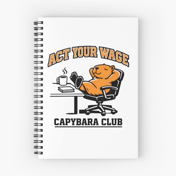Item preview, Funny Quiet Quitting Capybara Act Your Wage  designed and sold by yanejoy.