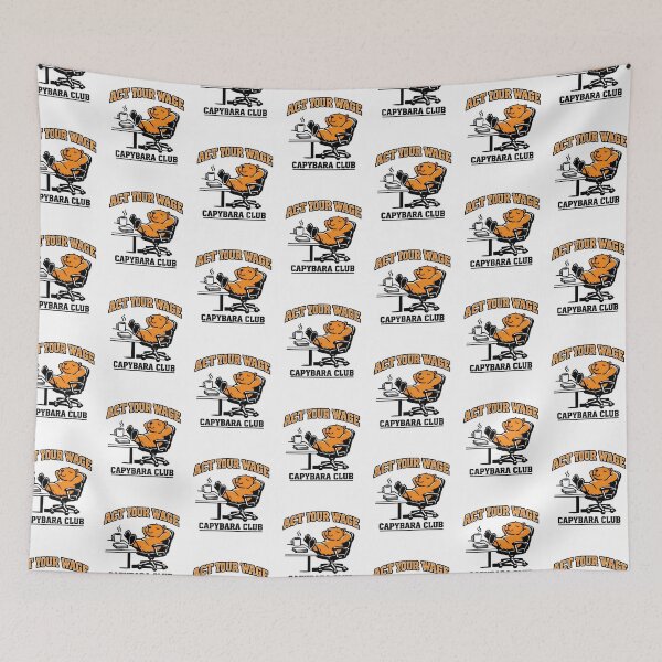 Item preview, Funny Quiet Quitting Capybara Act Your Wage  designed and sold by yanejoy.