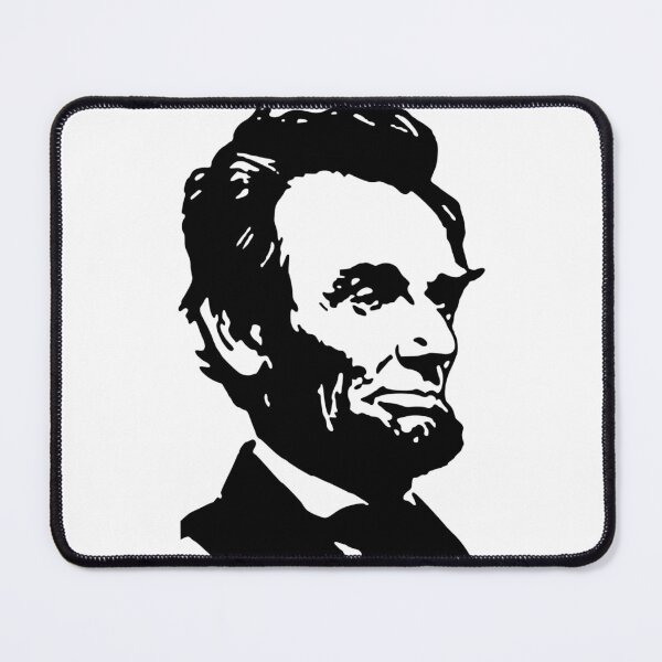 Item preview, Abraham Lincoln Iconic Vector Portrait - Black and White Minimalist Wall Decor / Print Design designed and sold by AdlArs.