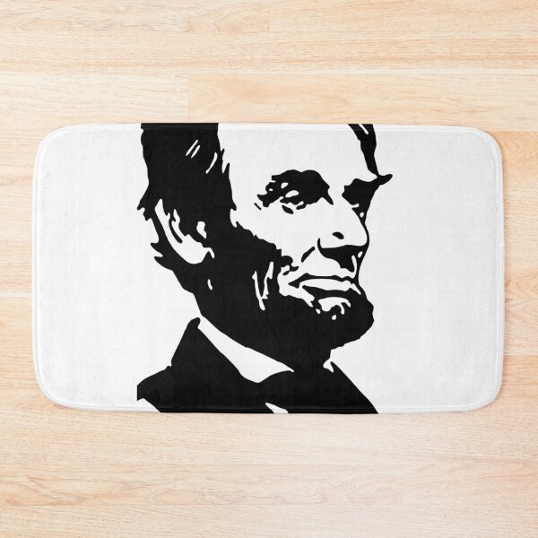Item preview, Abraham Lincoln Iconic Vector Portrait - Black and White Minimalist Wall Decor / Print Design designed and sold by AdlArs.