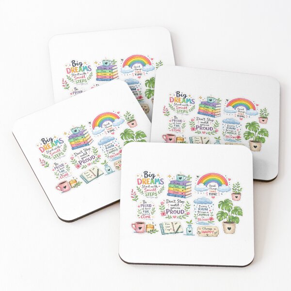 Item preview, Motivational Sticker Bundle | Positive Quotes, Plants, Rainbow & Cozy Aesthetic PNG Collection designed and sold by Ishratparween11.