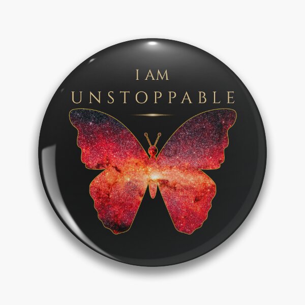 Item preview, I AM UNSTOPPABLE | Fiery Cosmic Butterfly Design  designed and sold by KittenAndCo.