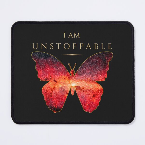Item preview, I AM UNSTOPPABLE | Fiery Cosmic Butterfly Design designed and sold by KittenAndCo.