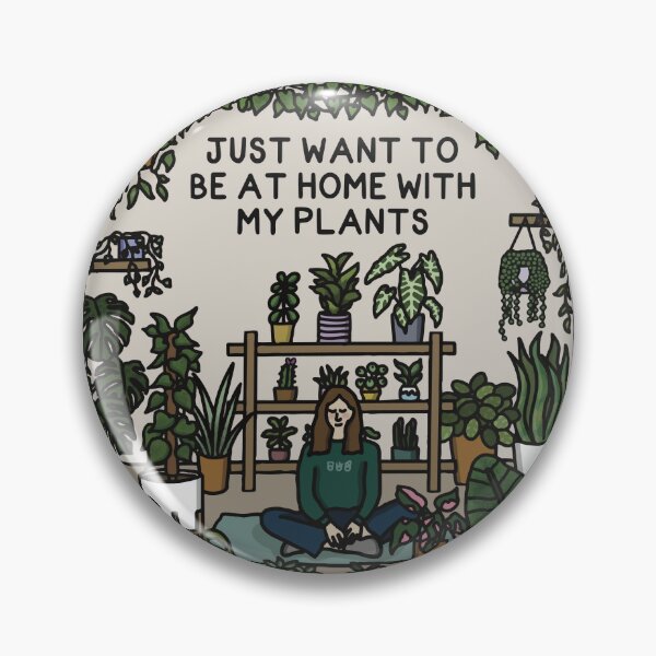 Item preview, Just want to be at home with my plants designed and sold by 21andsensory.