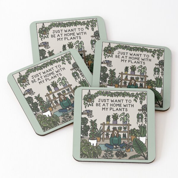 Item preview, Just want to be at home with my plants designed and sold by 21andsensory.