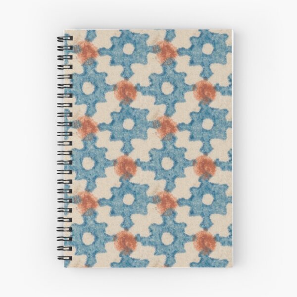 Item preview, Marseille Antique Blue and Rust Geometric Pattern designed and sold by Patterns 1920.