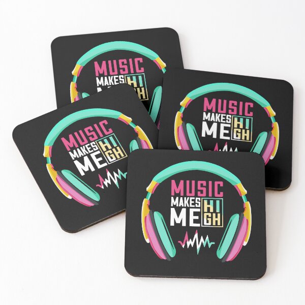 Item preview, Music Makes Me High designed and sold by teeperfect.