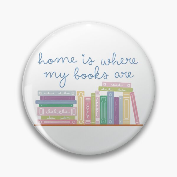 Item preview, Home Is Where My Books Are Cute Funny Bookshelf designed and sold by winterpumpkin.