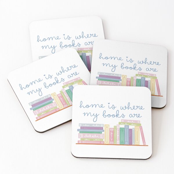 Item preview, Home Is Where My Books Are Cute Funny Bookshelf designed and sold by winterpumpkin.