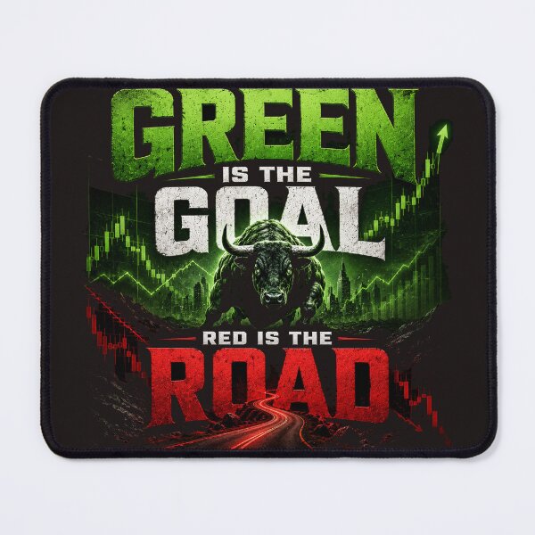 Item preview, Green Is the Goal, Red Is the Road – Forex Trading Motivation | Trading Psychology | Trader Quote T-Shirt designed and sold by PipForgeStudio .