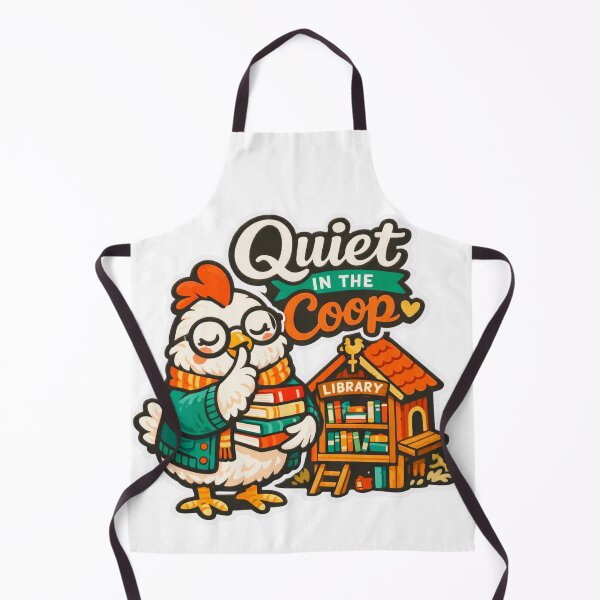 Item preview, Librarian Chicken Coop designed and sold by Chill Chicken Studio.