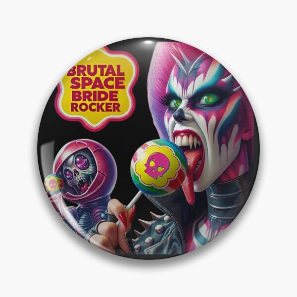 Item preview, Brutal Space Bride Rocker Lollipop designed and sold by Voodoo Store Paranormal Collections.