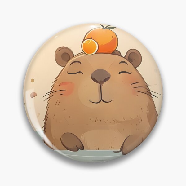 Item preview, Unbothered Capybara Hot Spring designed and sold by rostomaxa.