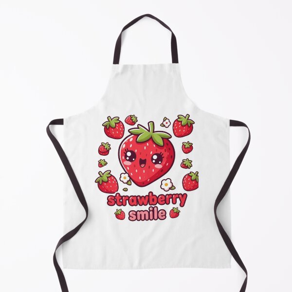Item preview, Kawaii Strawberry Smile Cartoon Design | Cute Happy Strawberry Aesthetic Gift for Fruit Lovers designed and sold by morning sun.