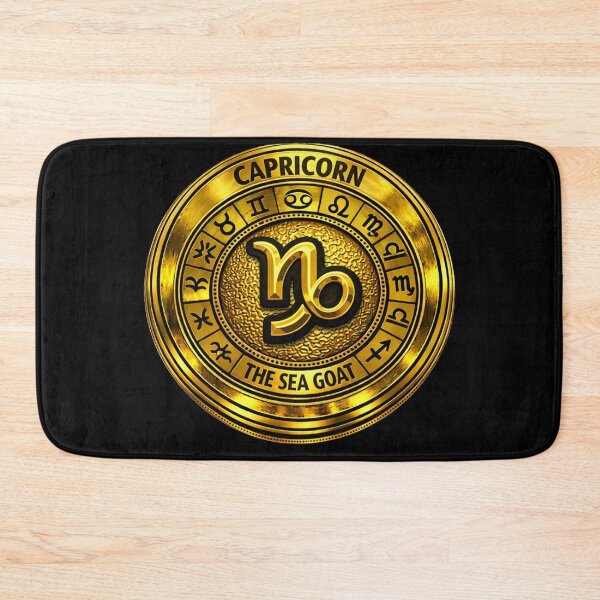 Item preview, Capricorn – The Sea Goat | Golden Zodiac Medallion designed and sold by Synthos1978.