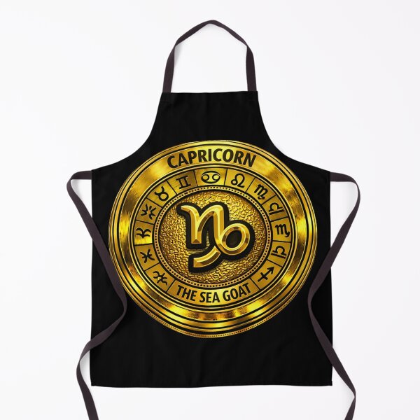 Item preview, Capricorn – The Sea Goat | Golden Zodiac Medallion designed and sold by Warrior’s Path.