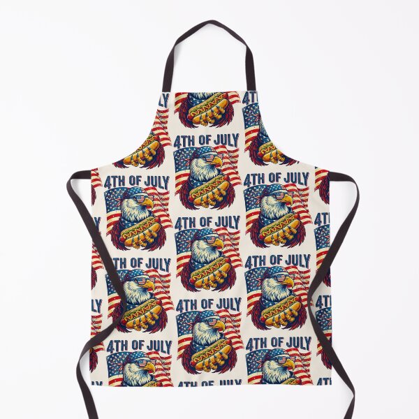 Item preview, Funny American Eagle Holding A 4th Of July Hotdog designed and sold by legendaryskins.