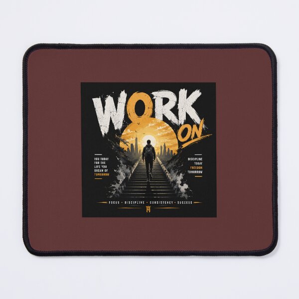 Item preview, Work On Yourself – Discipline, Focus & Success Motivational Graphic T-Shirt designed and sold by mujeeb5617.
