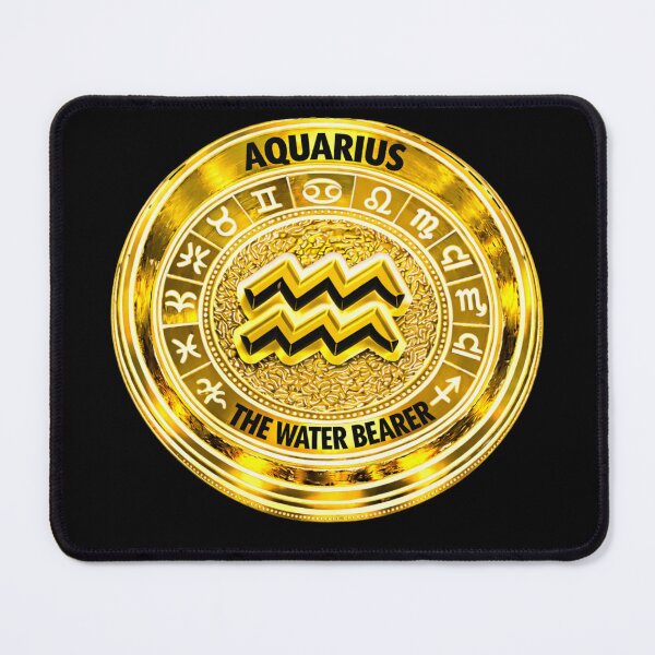 Item preview, Aquarius – The Water Bearer | Golden Zodiac Dis designed and sold by Synthos1978.