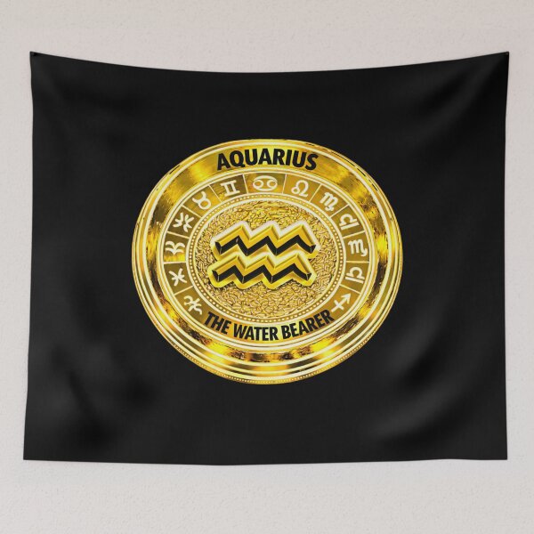 Item preview, Aquarius – The Water Bearer | Golden Zodiac Dis designed and sold by Synthos1978.