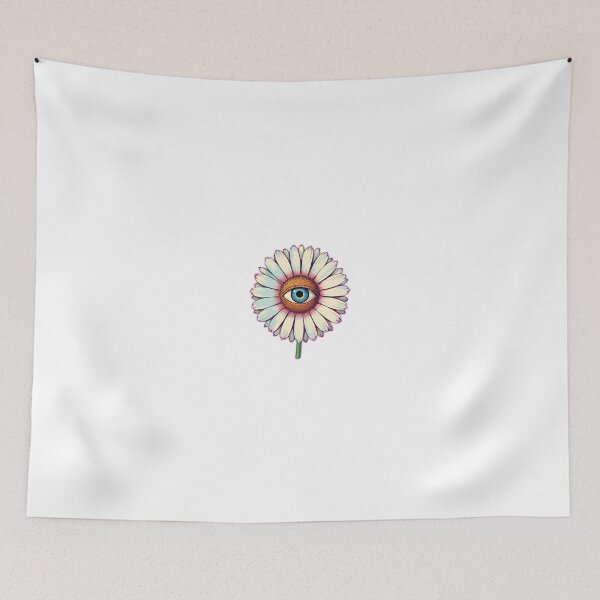 Item preview, Surreal Weirdcore Dreamcore Eyeball Daisy Flower designed and sold by 77Clover.