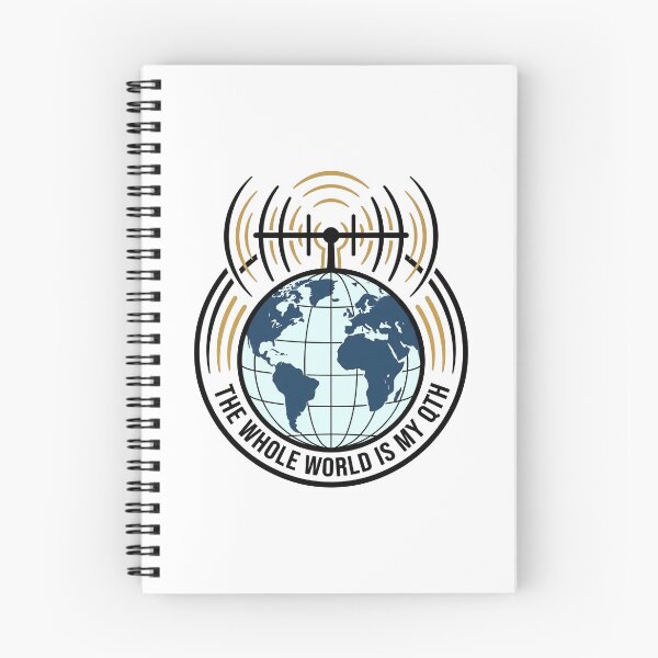 Item preview, The Whole World Is My QTH – Funny Ham Radio Gift Amateur Radio DX Quote designed and sold by Sekla-Studio.