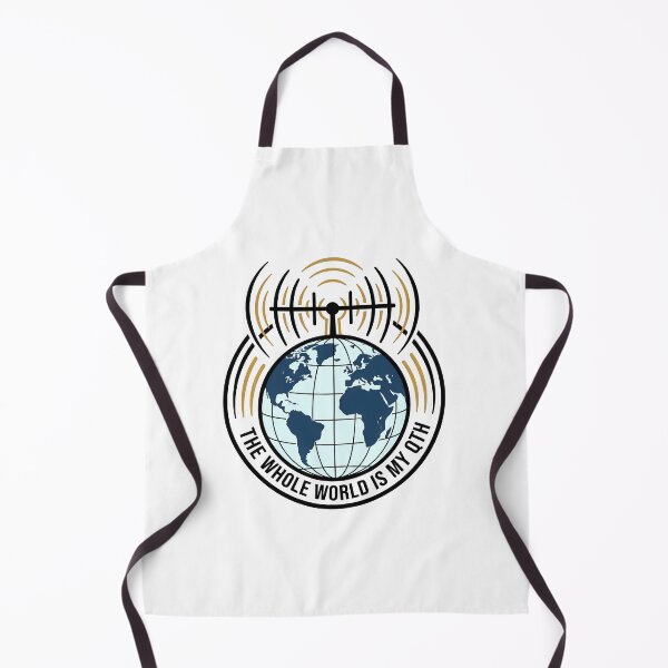 Item preview, The Whole World Is My QTH – Funny Ham Radio Gift Amateur Radio DX Quote designed and sold by Sekla-Studio.