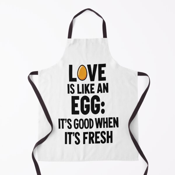 Item preview, Love Is Like An Egg It’s Good When It’s Fresh Funny Quote T-Shirt designed and sold by Symphatee.