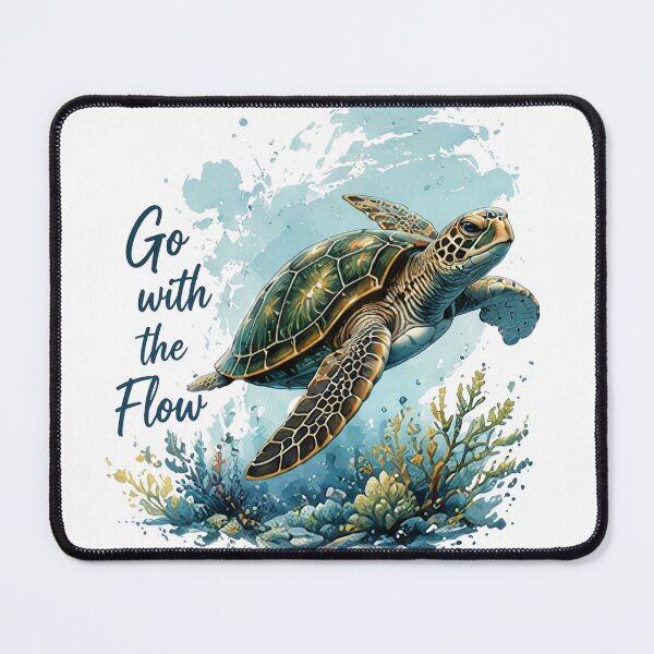 Item preview, Sea Turtle Ocean Nature Inspirational Graphic designed and sold by RedPixelPlus.