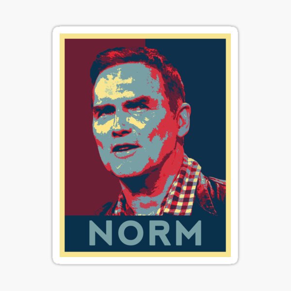 Norm Macdonald - NORM (Patriot) Sticker