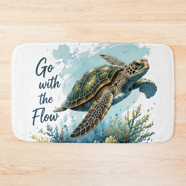Item preview, Sea Turtle Ocean Nature Inspirational Graphic designed and sold by RedPixelPlus.